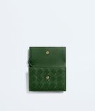  Ví Bottega Veneta Andiamo Zipped Card Case 'Basil' 
