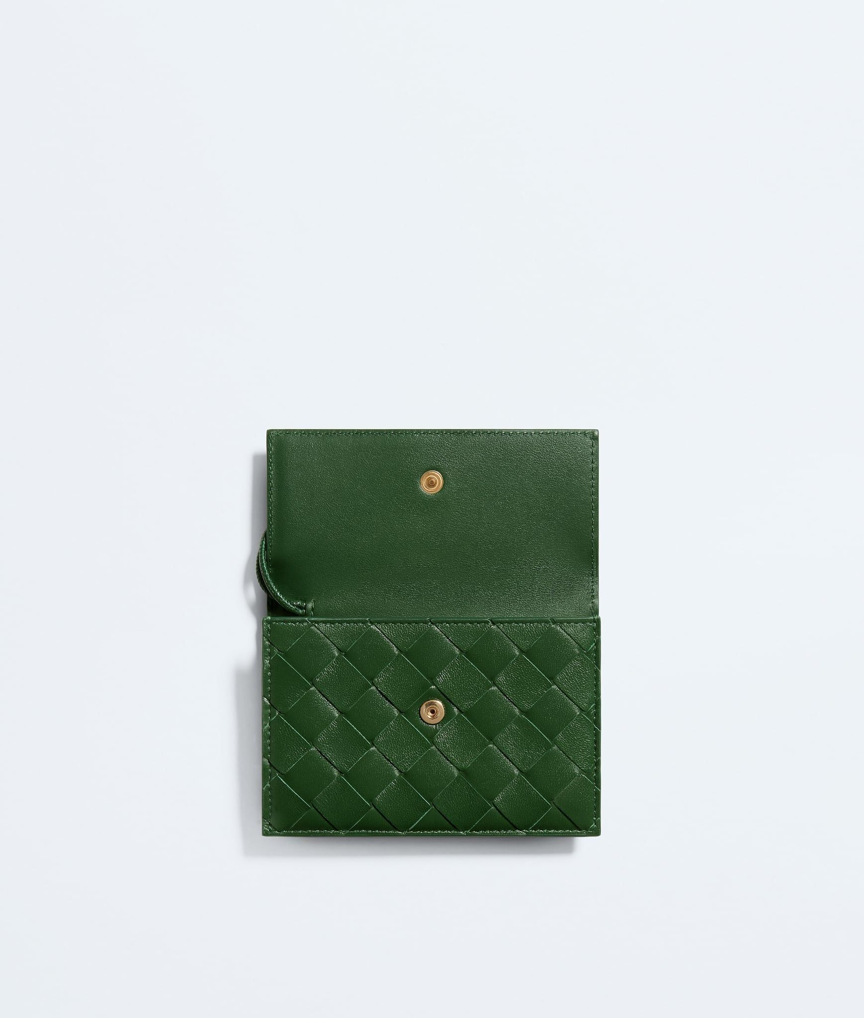  Ví Bottega Veneta Andiamo Zipped Card Case 'Basil' 