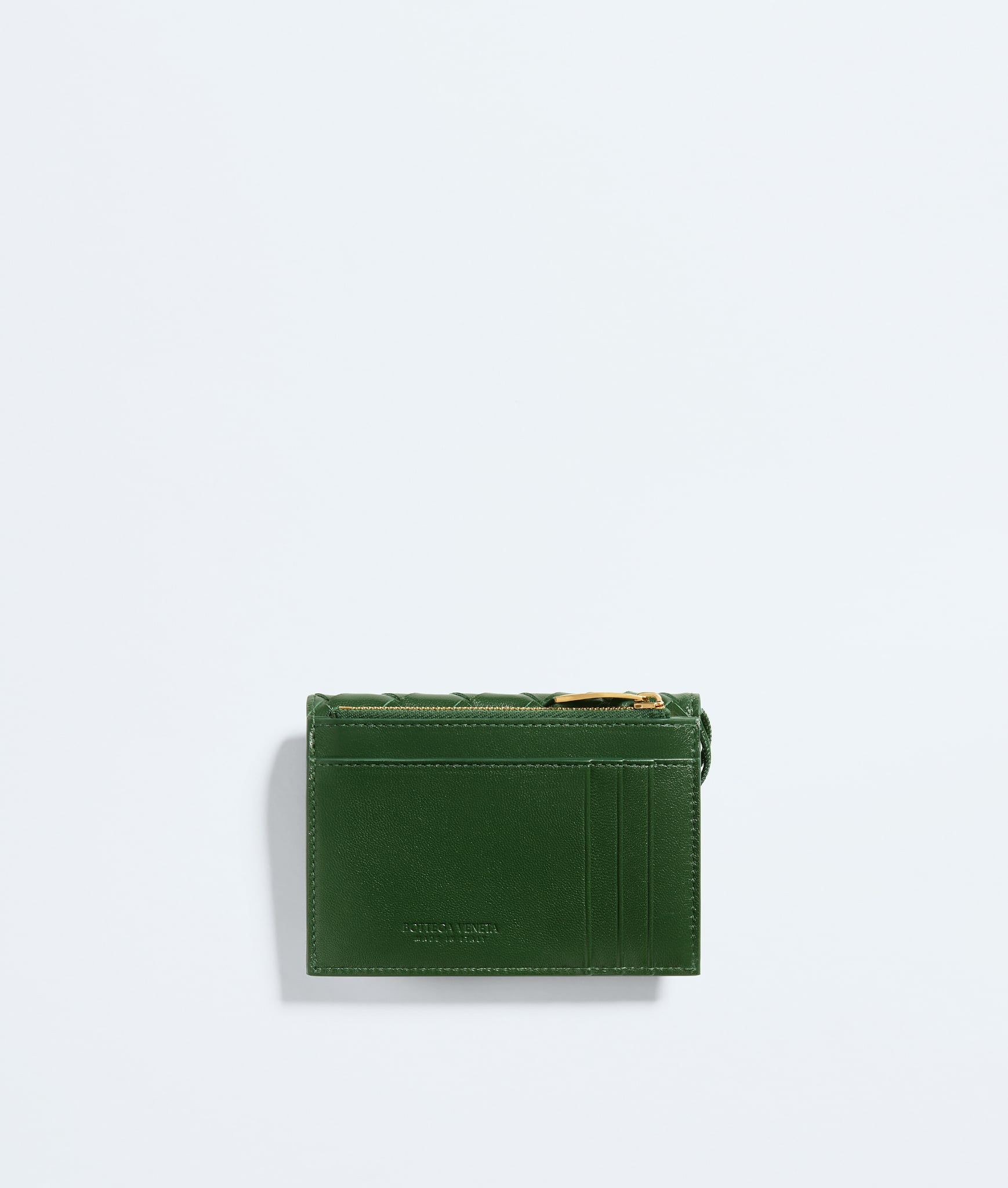  Ví Bottega Veneta Andiamo Zipped Card Case 'Basil' 