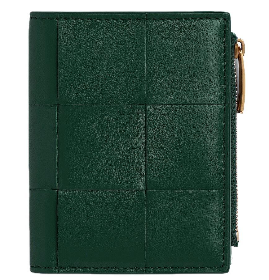  Ví Bottega Veneta Cassette Bi-Fold Wallet 'Green' 