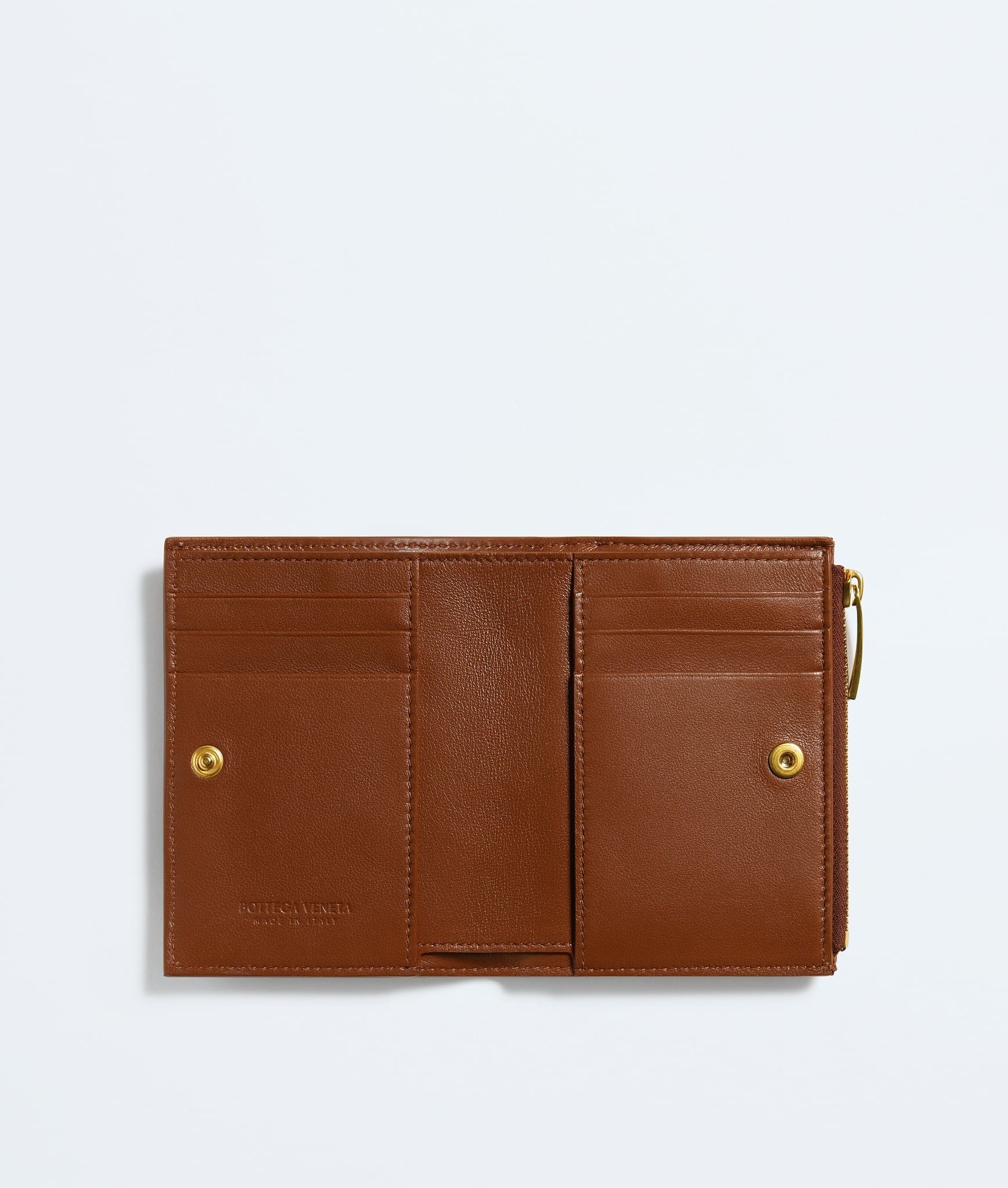  Ví Bottega Veneta Intrecciato Bi-Fold Wallet 'Tannin' 