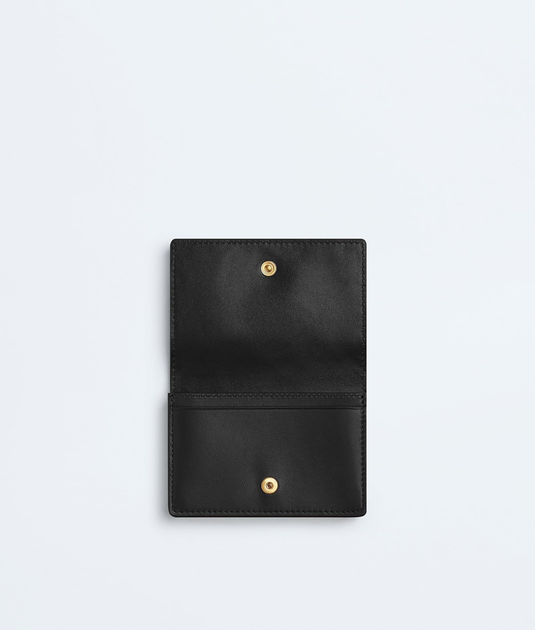  Ví Bottega Veneta Intrecciato Card Case 'Black' 