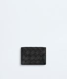  Ví Bottega Veneta Intrecciato Card Case 'Black' 