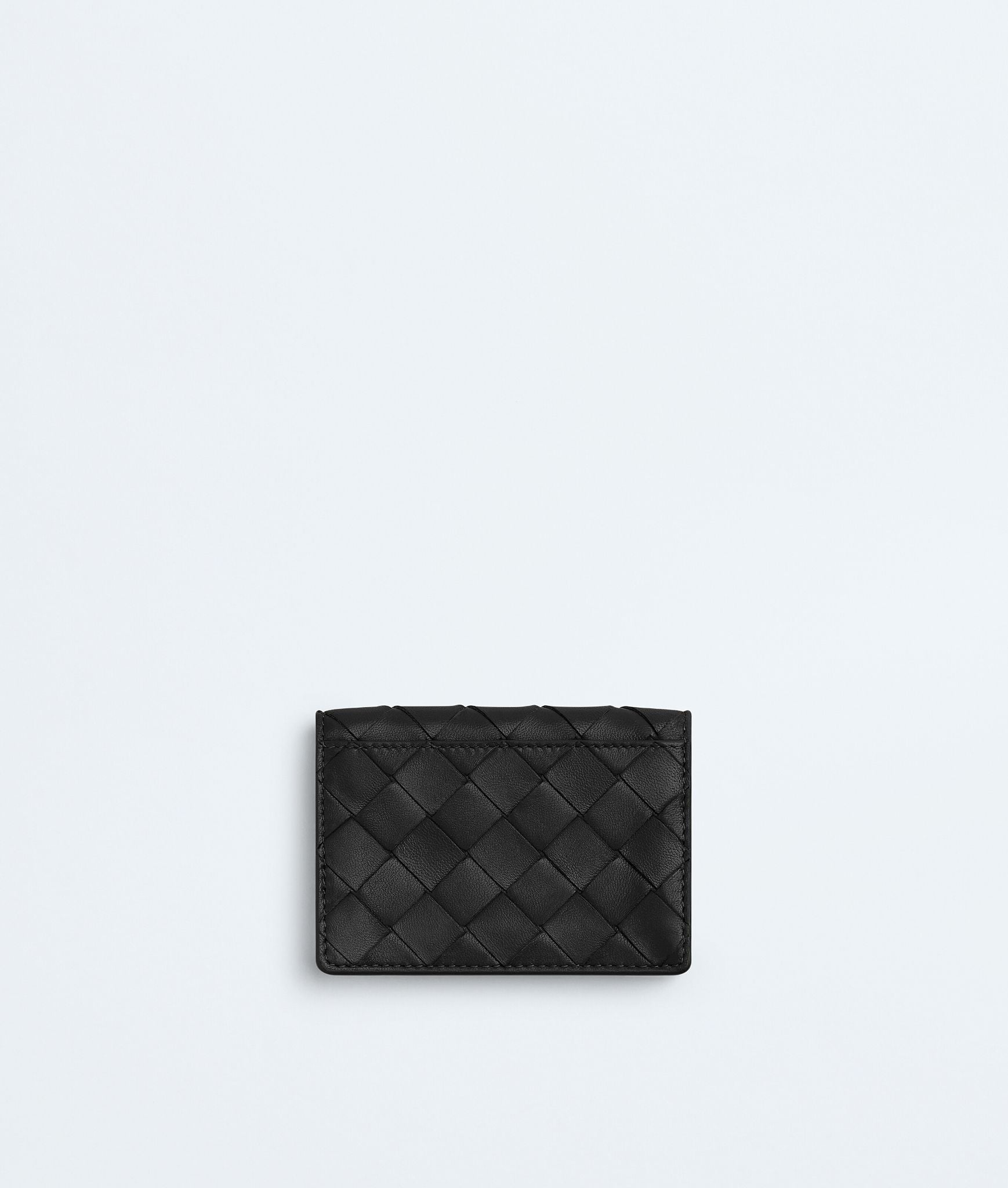  Ví Bottega Veneta Intrecciato Card Case 'Black' 