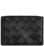  Ví Bottega Veneta Intrecciato Card Case 'Black' 