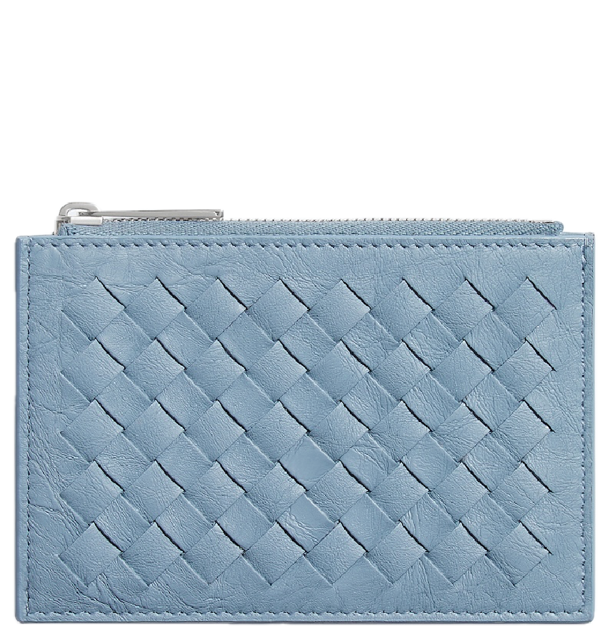  Ví Bottega Veneta Woven Mycelium Card Case 'Mineral' 