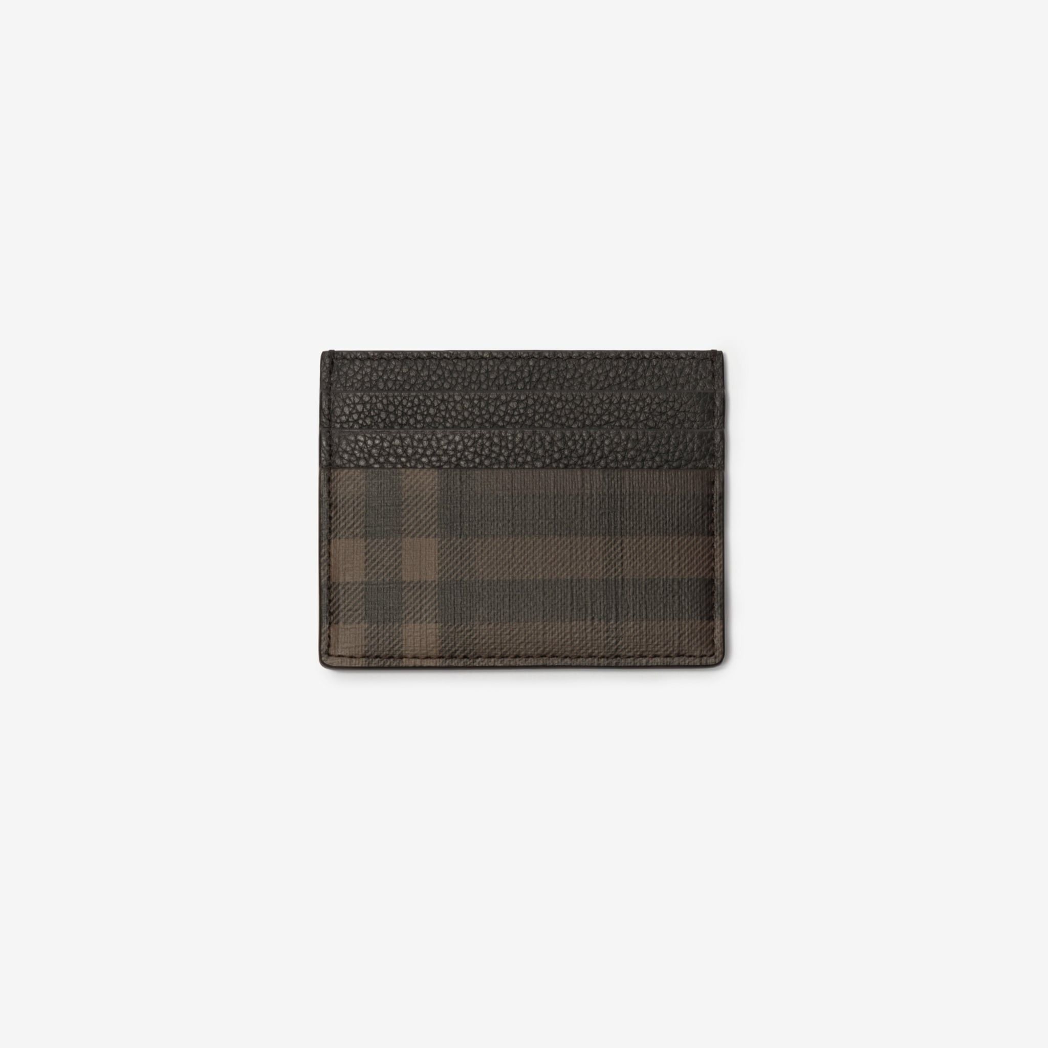  Ví Burberry Check Card Case 'Dark Brown' 