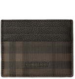  Ví Burberry Check Card Case 'Dark Brown' 