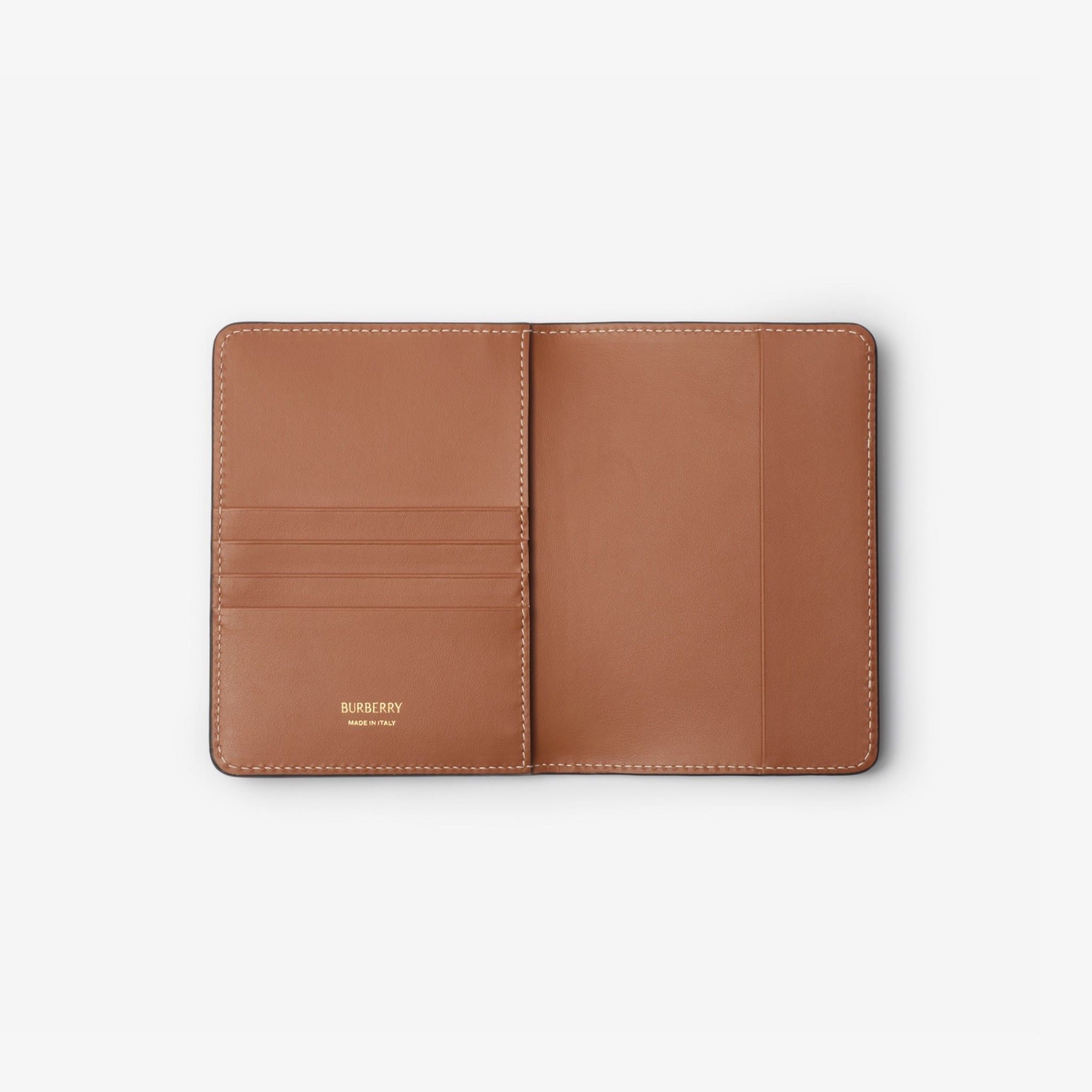  Ví Burberry Check Passport Holder 'Beige' 