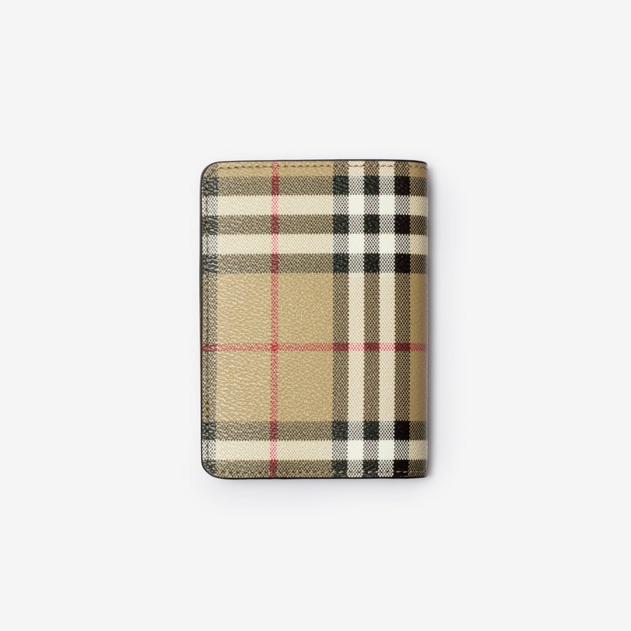  Ví Burberry Check Passport Holder 'Beige' 