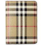  Ví Burberry Check Passport Holder 'Beige' 