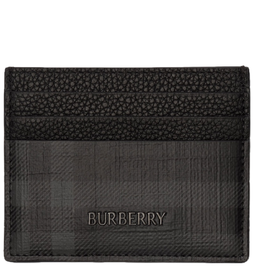  Ví Burberry City Check Card Case 'Grey' 