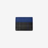  Ví Burberry City Check Card Case 'Iron Grey Knight Blue' 