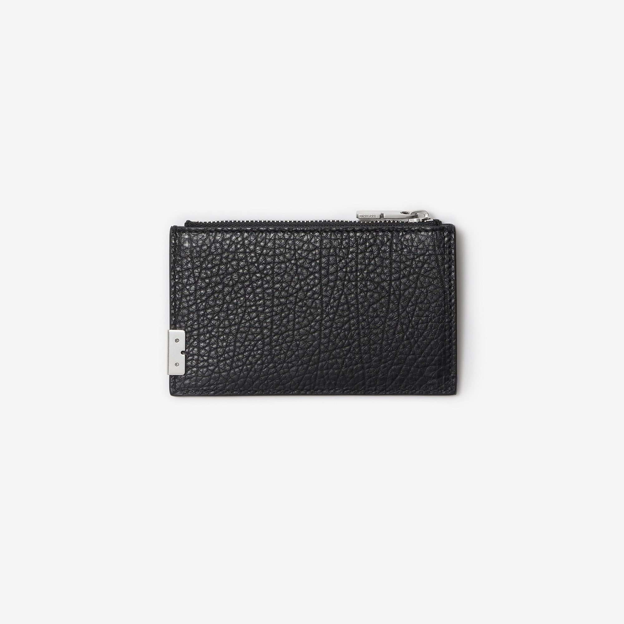  Ví Burberry Leather Zip Card Case 'Black' 