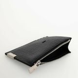  Ví Burberry Leather Zip Card Case 'Black' 