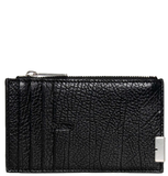  Ví Burberry Leather Zip Card Case 'Black' 
