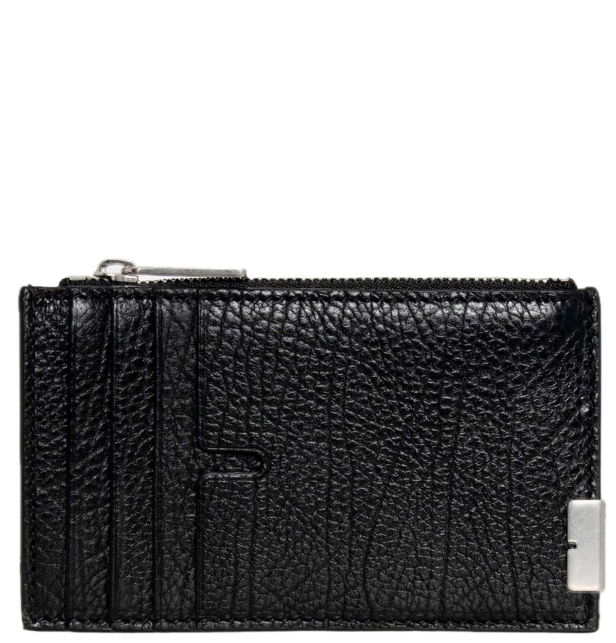  Ví Burberry Leather Zip Card Case 'Black' 
