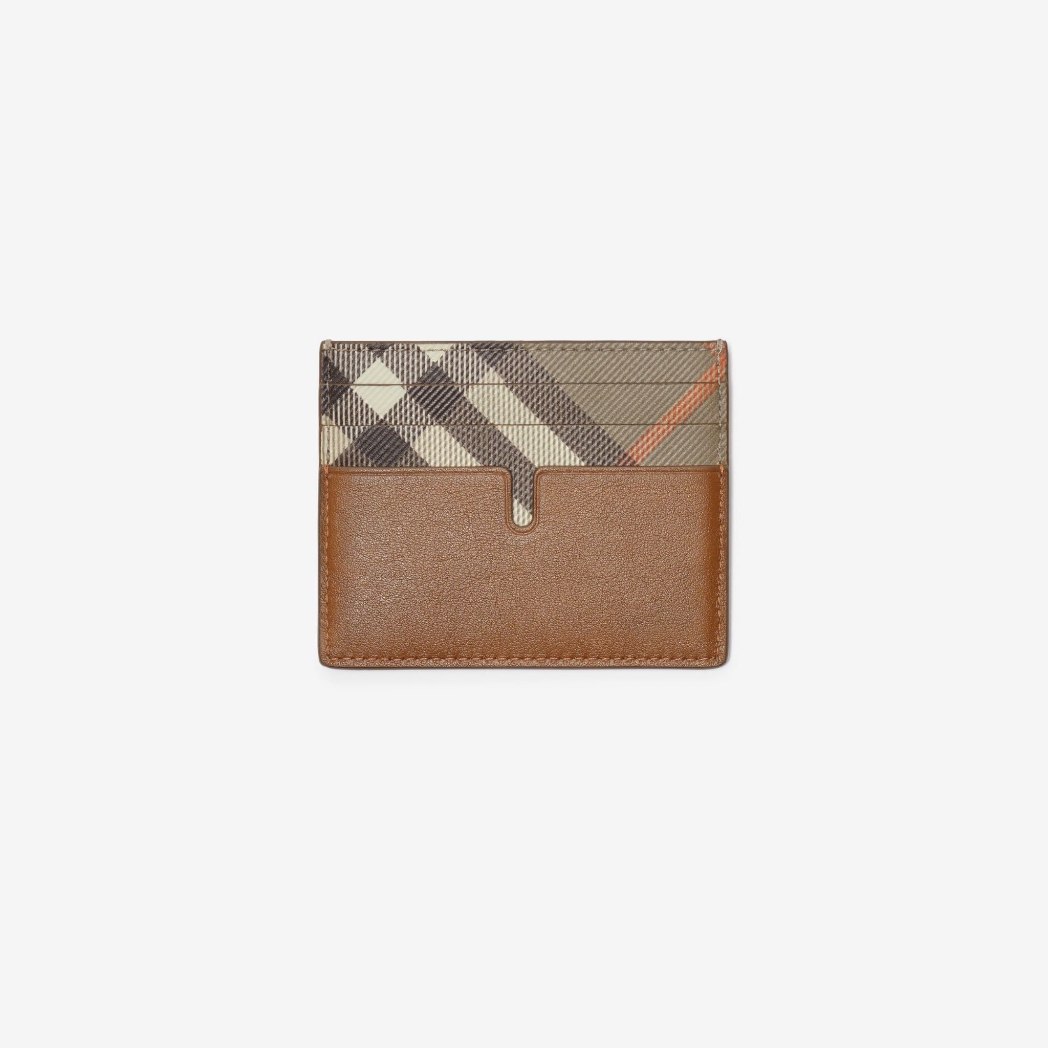  Ví Burberry Tall Pop Check Card Case​ 'Brown' 