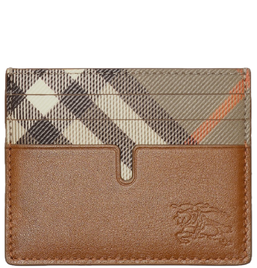  Ví Burberry Tall Pop Check Card Case​ 'Brown' 