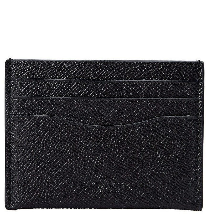  Ví Coach Card Holder 'Black' 