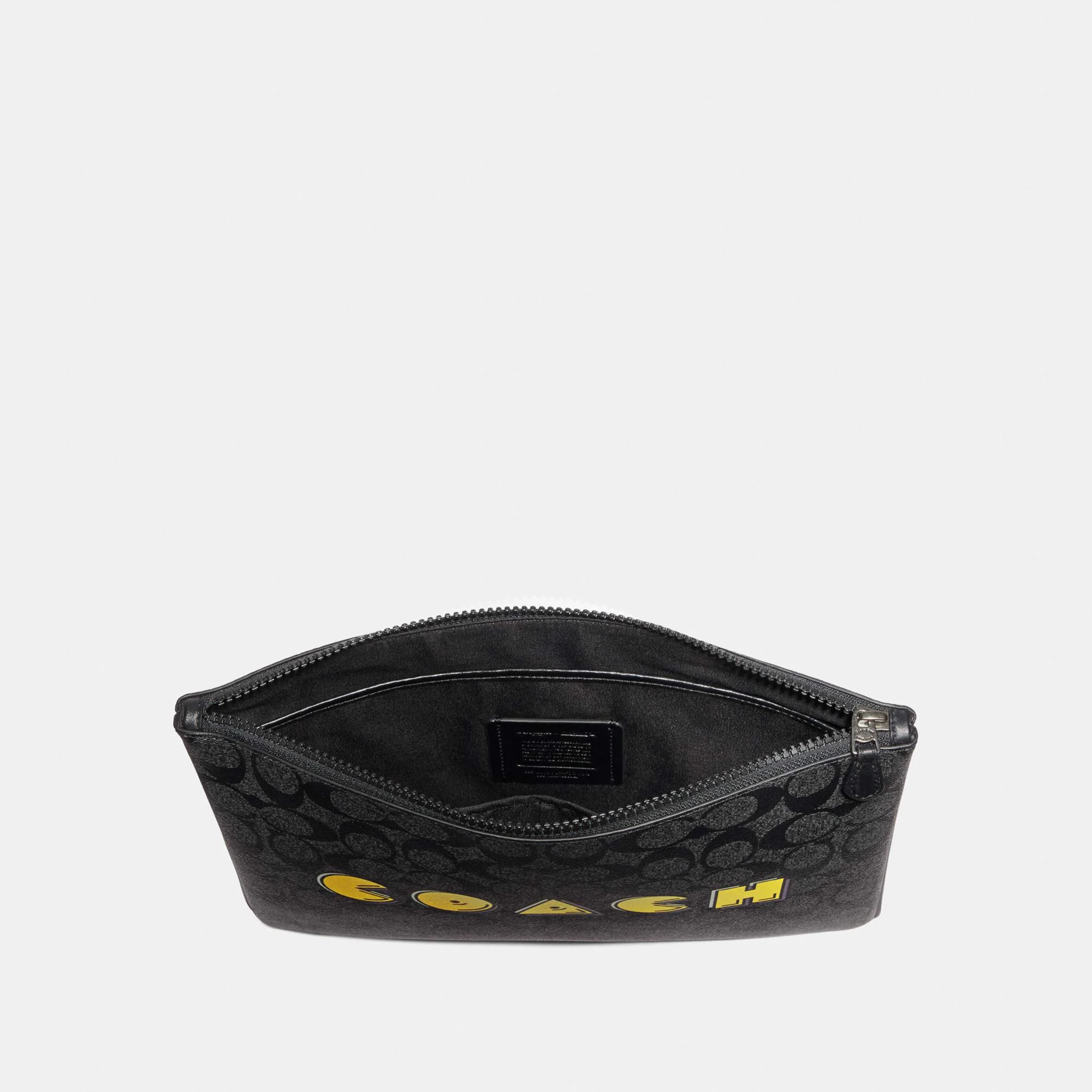  Ví Coach Large Pouch With Pac Man 'Black' 