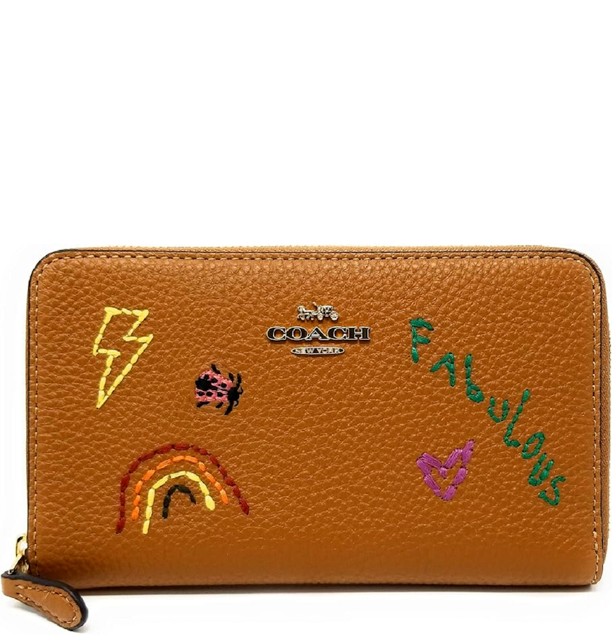  Ví Coach Leather Wallet 'Brown' 