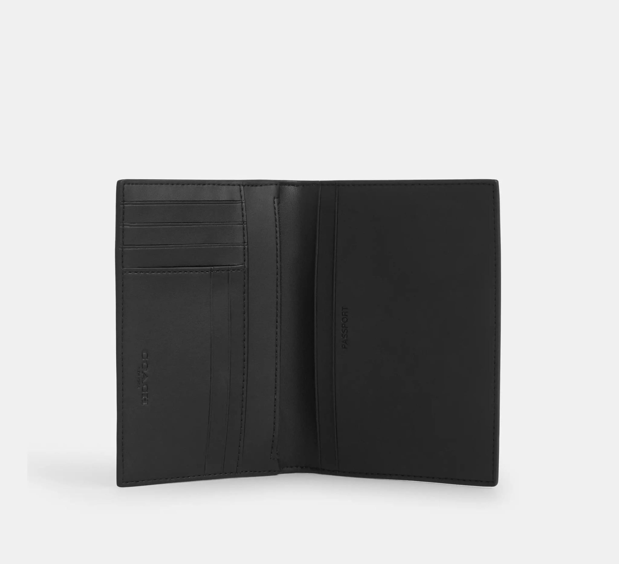  Ví Coach Passport Card Case 'Black' 