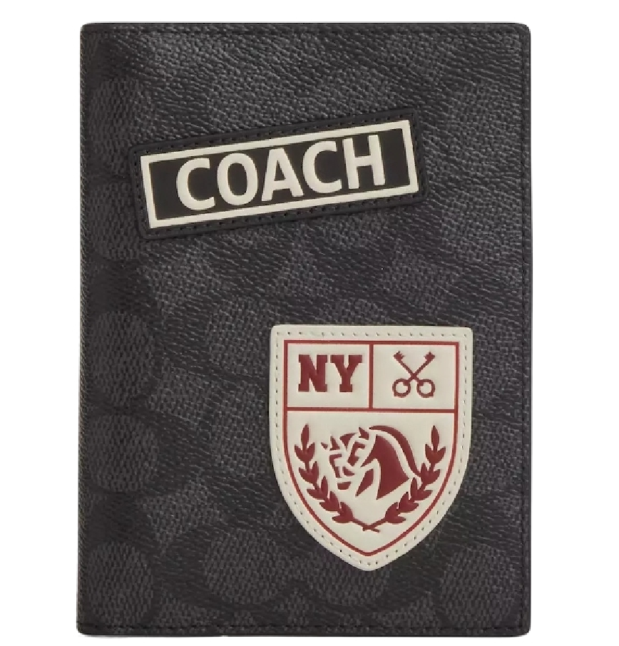  Ví Coach Passport Card Case 'Black' 
