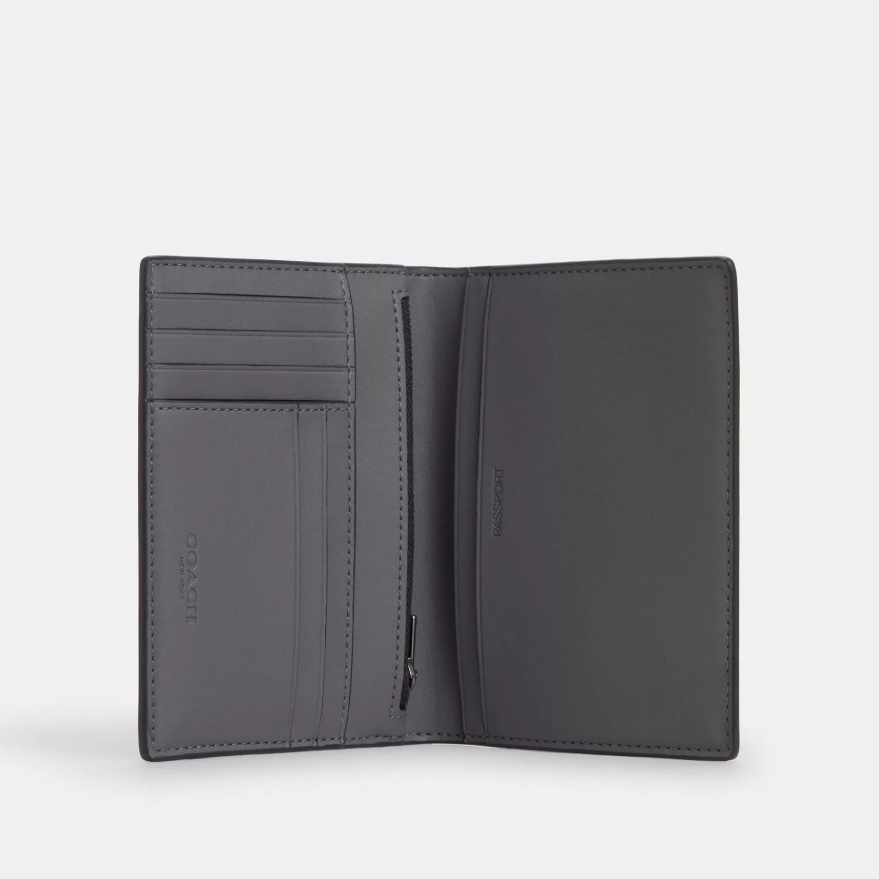  Ví Coach Passport Card Case 'Grey' 