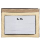  Ví Coach Slim Card Case 'Beige' 