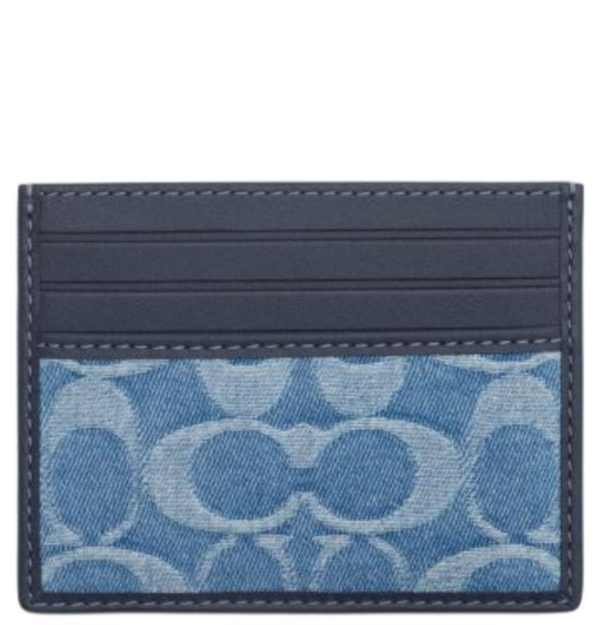  Ví Coach Slim Card Case 'Navy' 