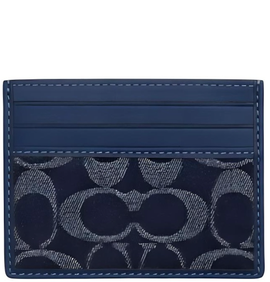  Ví Coach Slim Id Card Case 'Navy' 