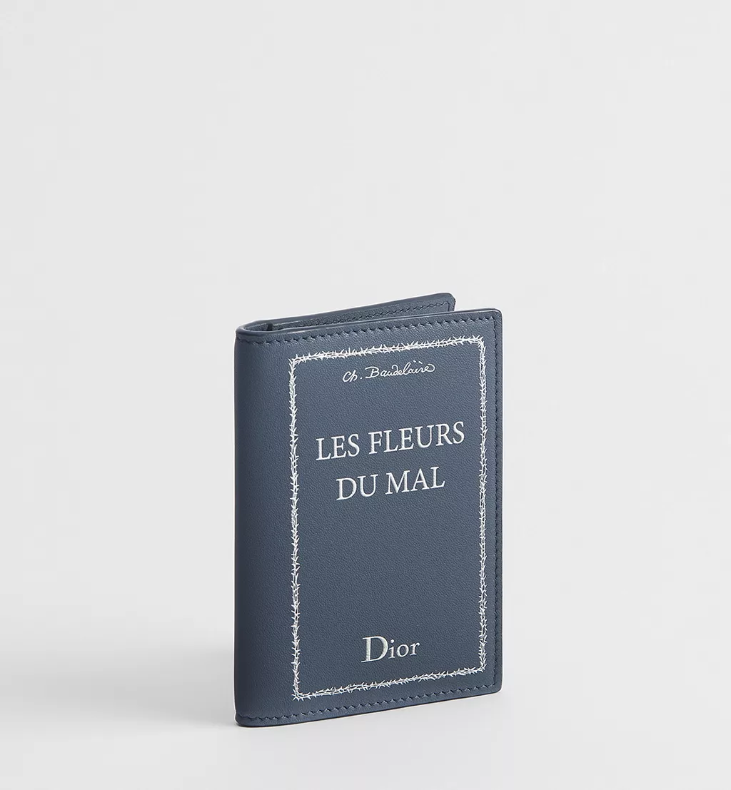  Ví Dior Bifold Card Holder 'Blue and White' 