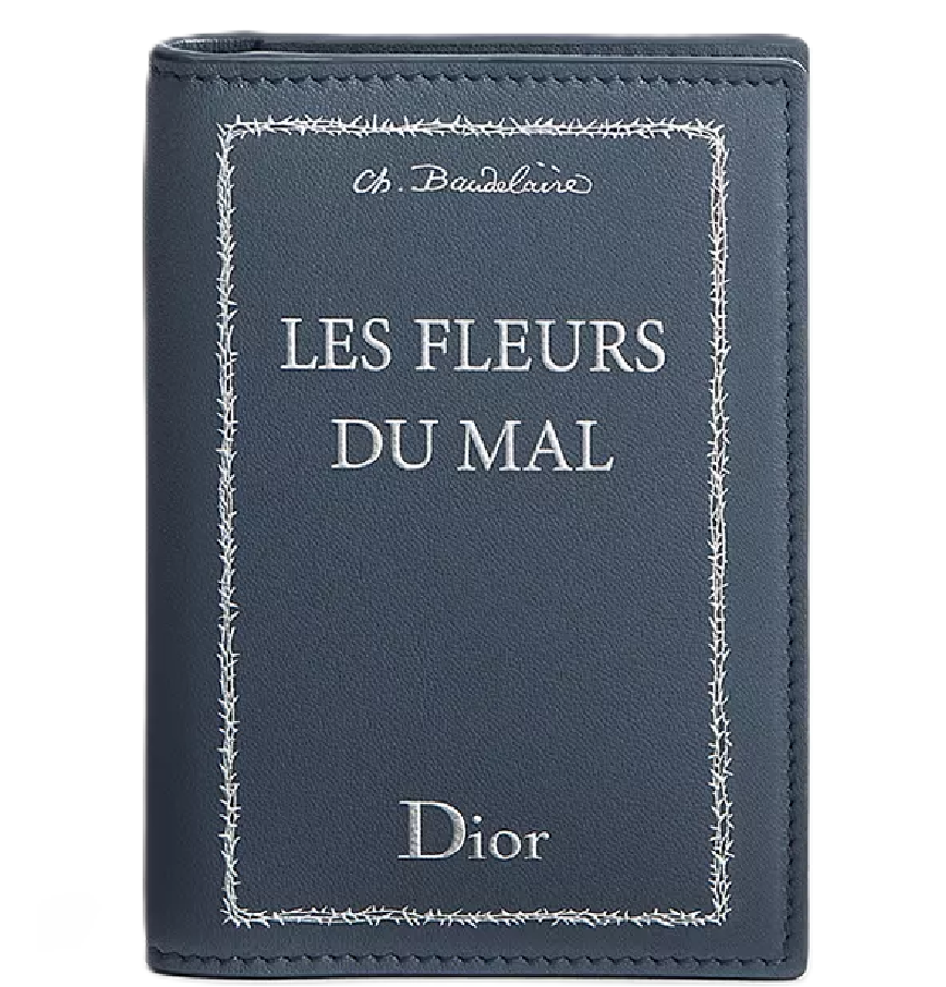  Ví Dior Bifold Card Holder 'Blue and White' 