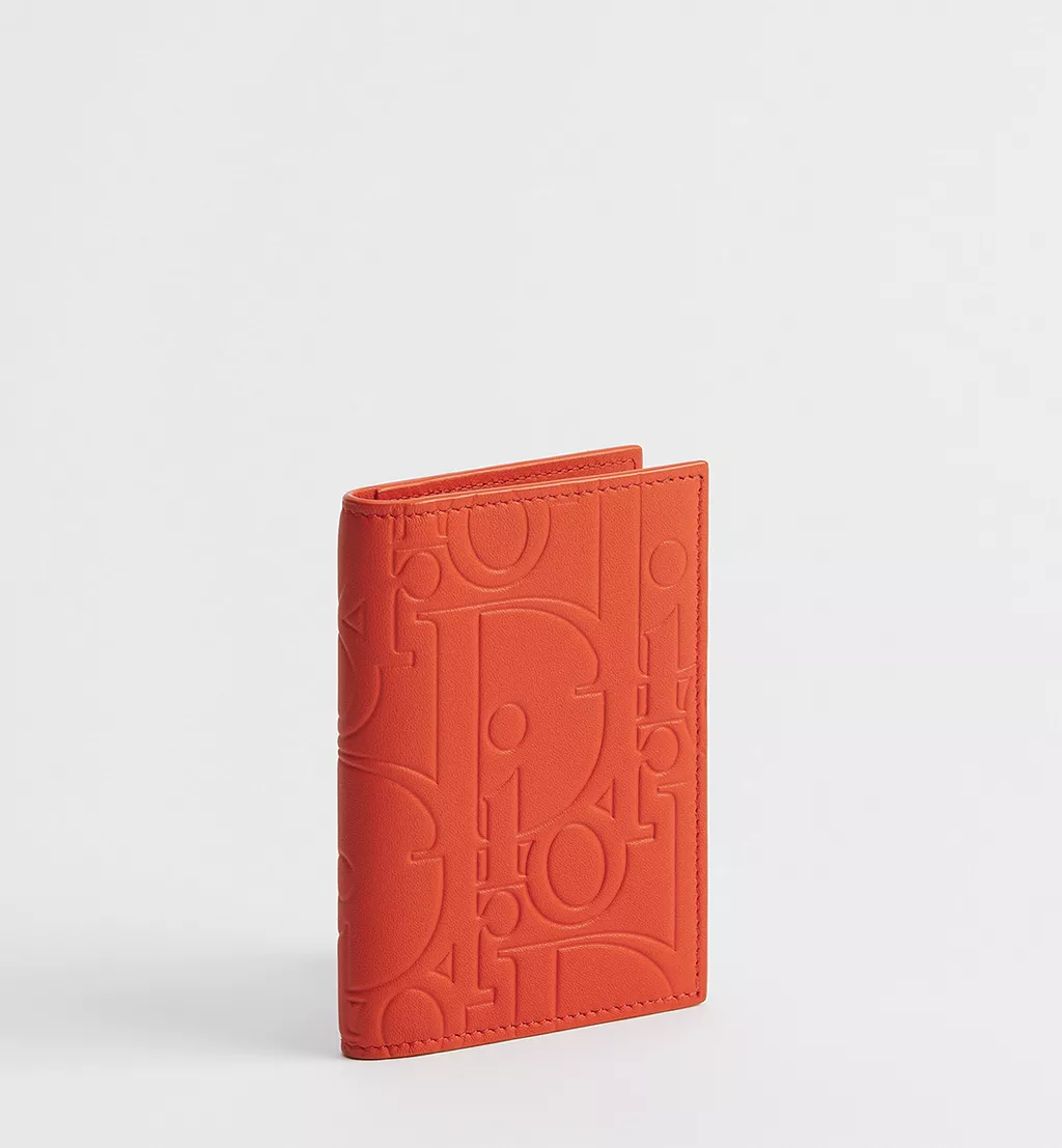  Ví Dior Bifold Card Holder 'Orange' 