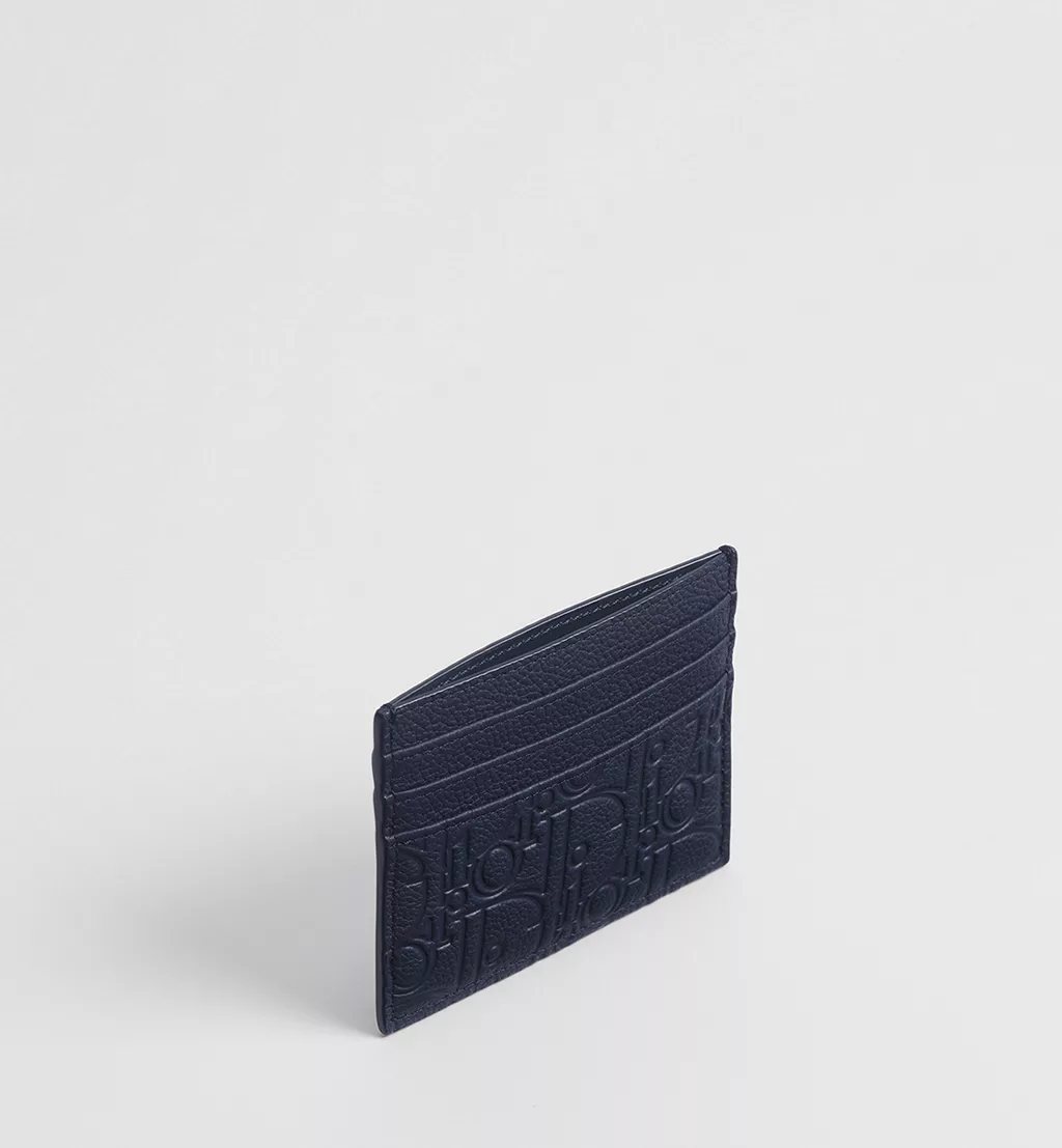  Ví Dior Card Holder 'Navy Blue' 