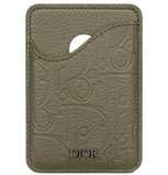  Ví Dior Gravity Print Effect Card Holder 'Olive' 