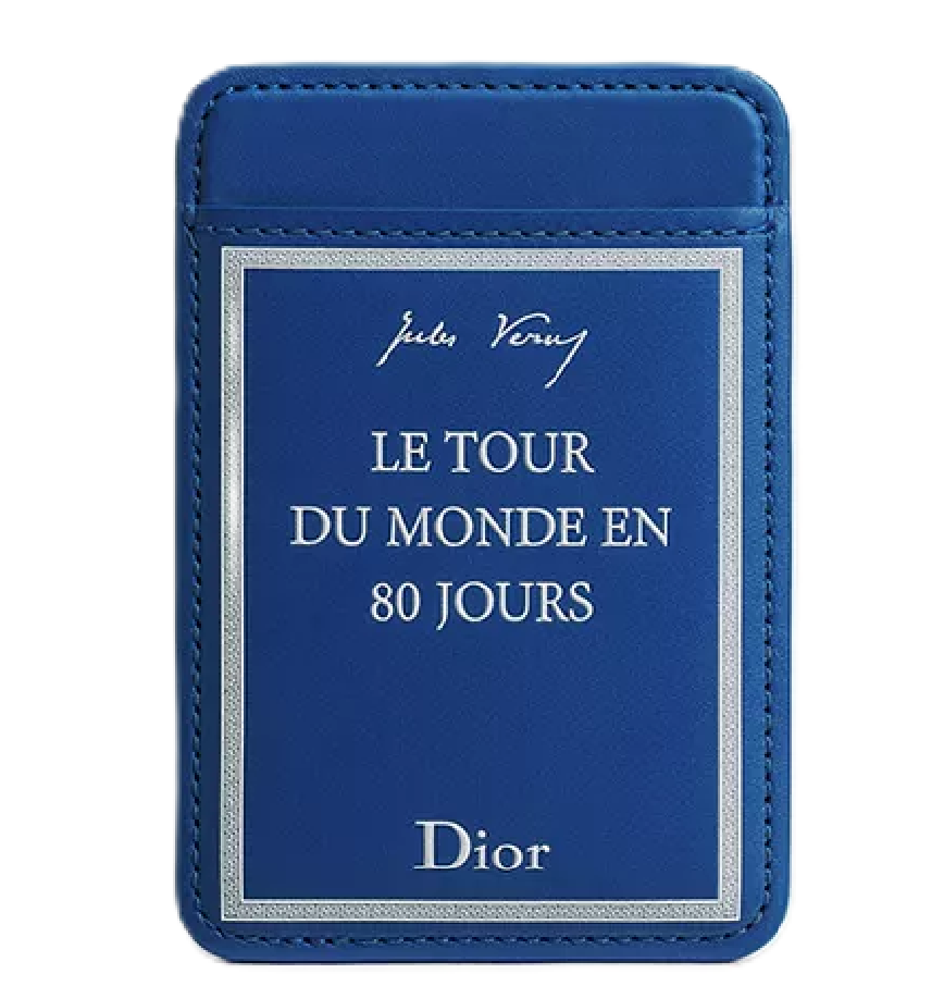 Ví Dior Magnetic Card Holder 'Blue' 