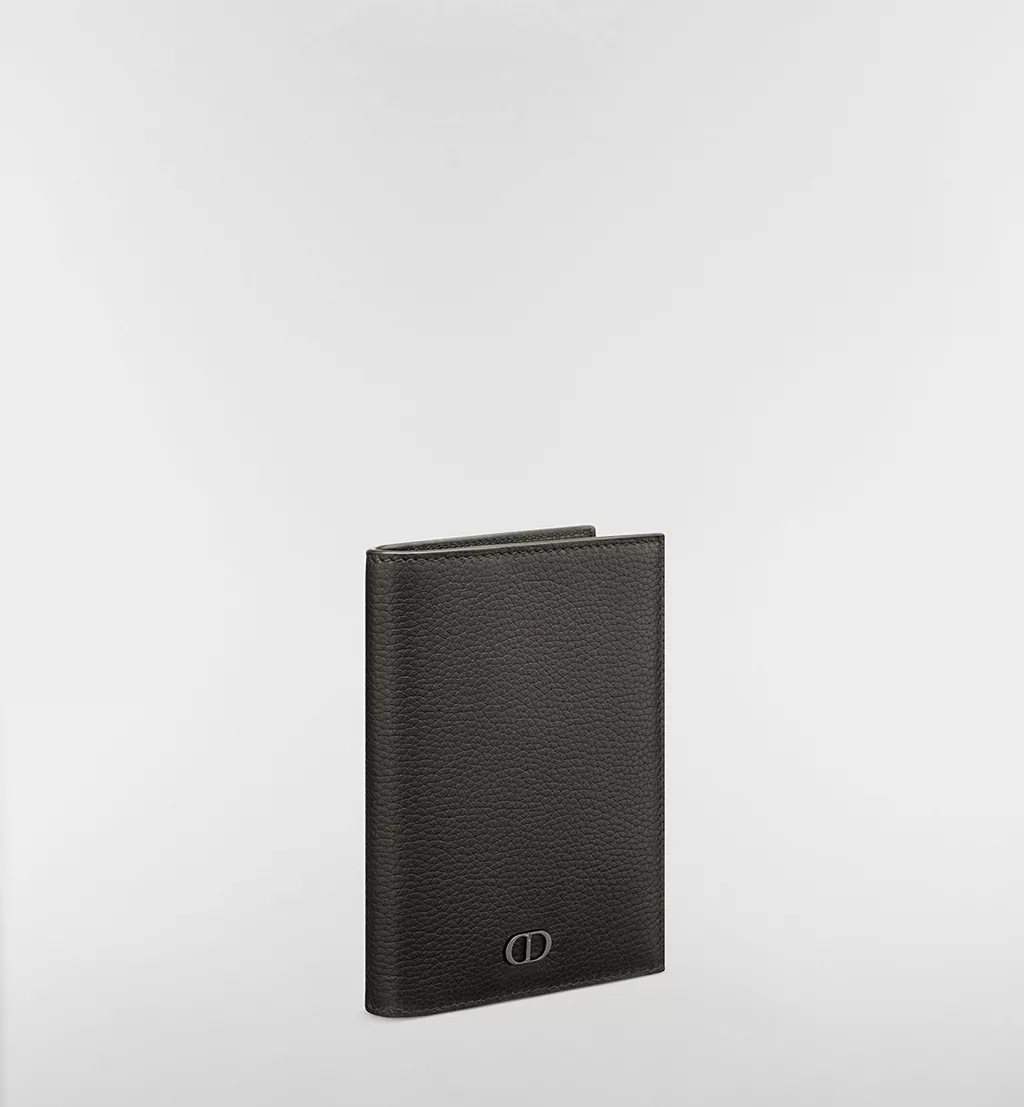  Ví Dior Passport Cover 'Black Grained' 