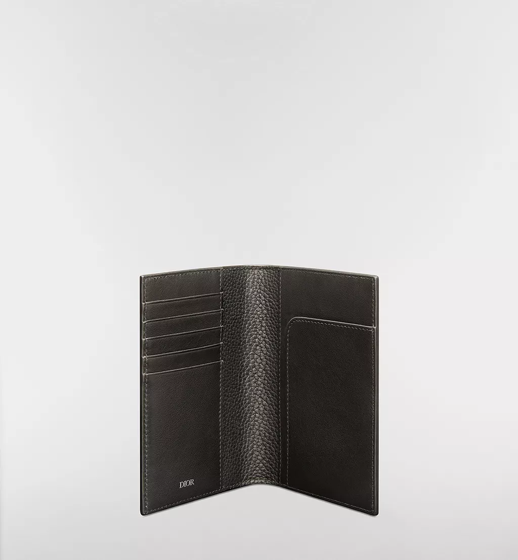  Ví Dior Passport Cover 'Black Grained' 
