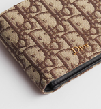  Ví Dior Wallet with Coin Pocket 'Brown' 