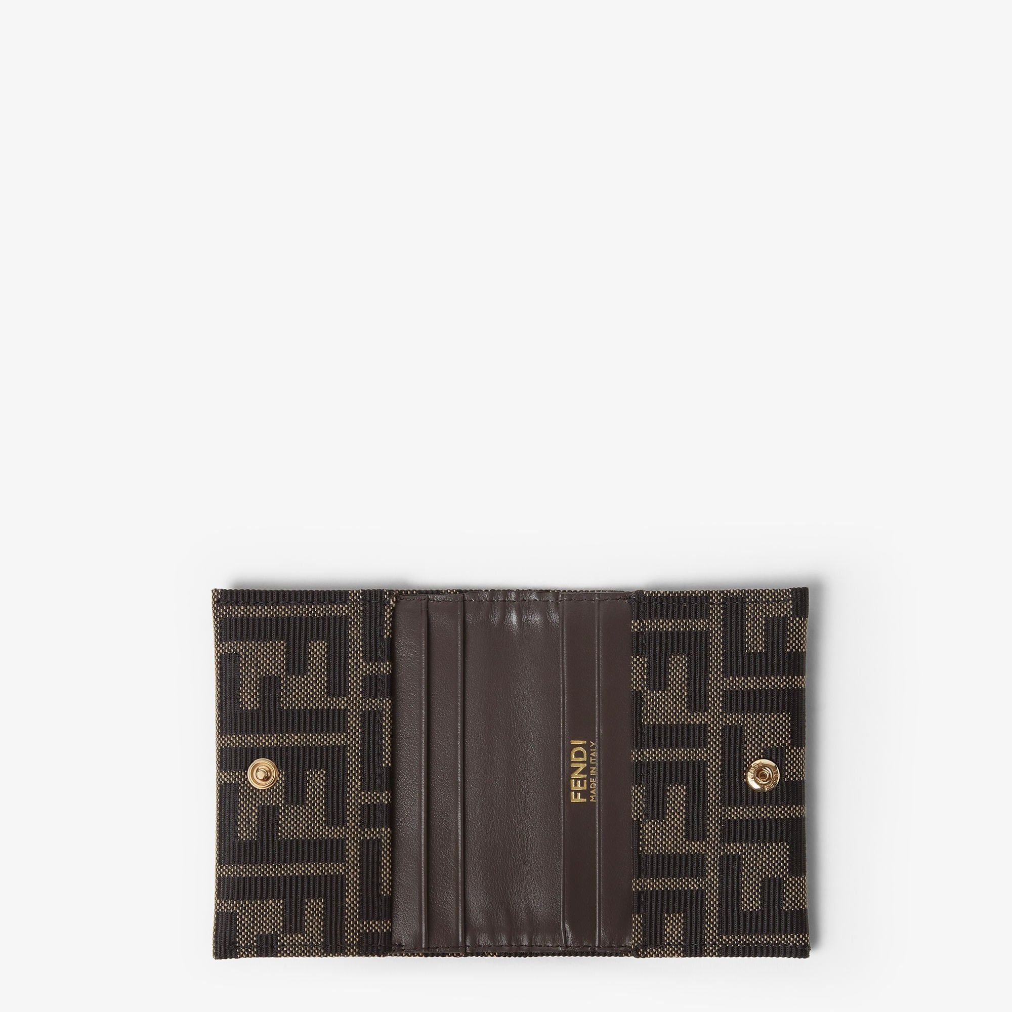  Ví Fendi FF Jacquard Card Case 'Brown' 