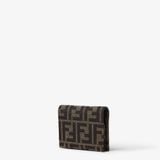  Ví Fendi FF Jacquard Card Case 'Brown' 