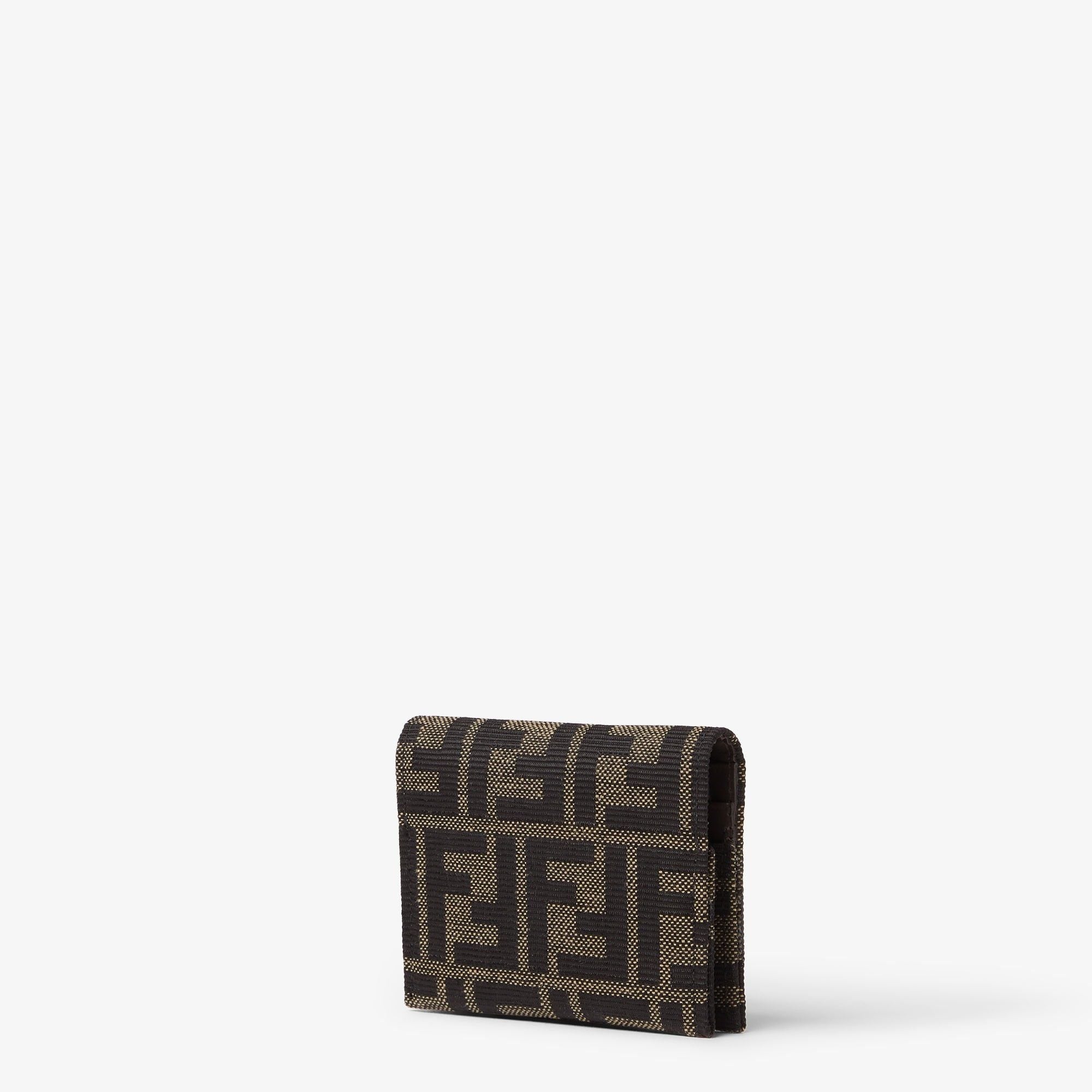  Ví Fendi FF Jacquard Card Case 'Brown' 