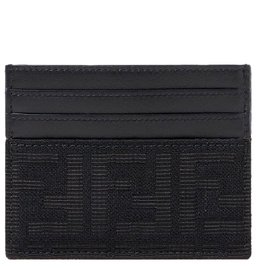  Ví Fendi FF Jacquard Card Holder 'Black' 