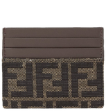 Ví Fendi FF Jacquard Card Holder 'Brown' 