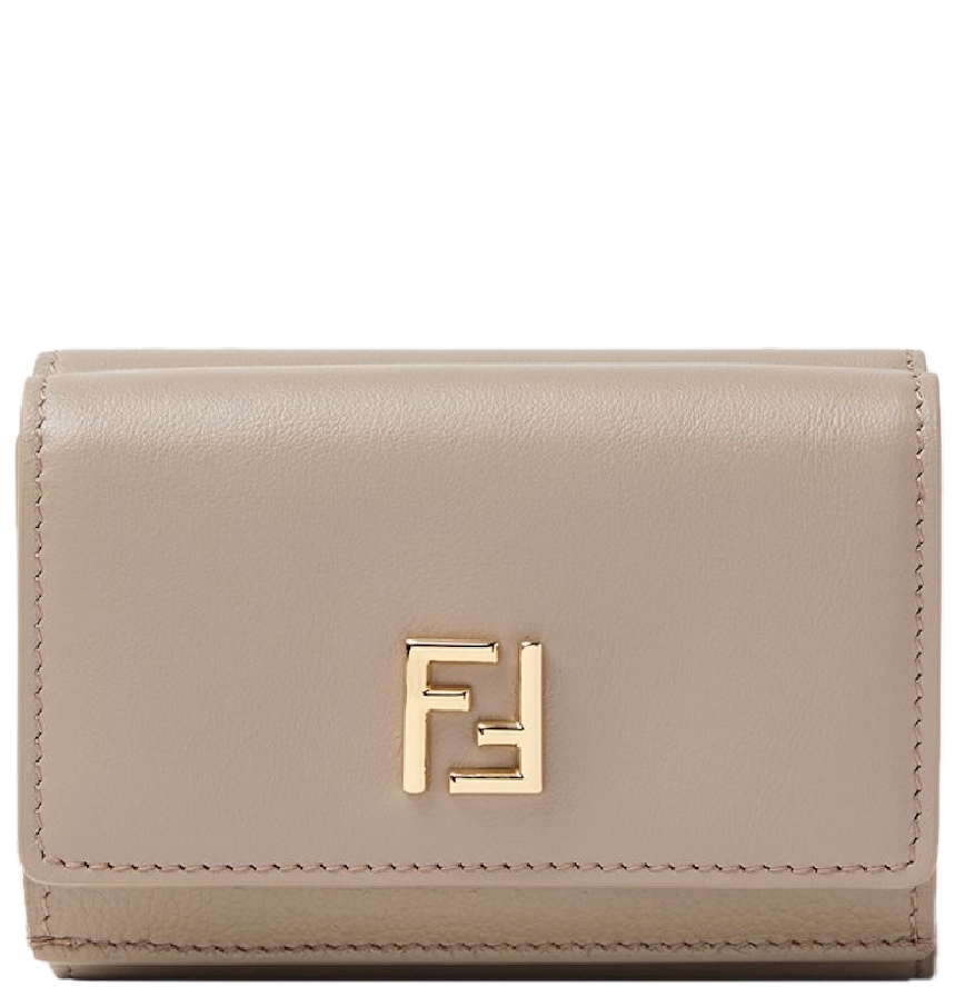  Ví Fendi FF Mini Trifold 'Grey' 