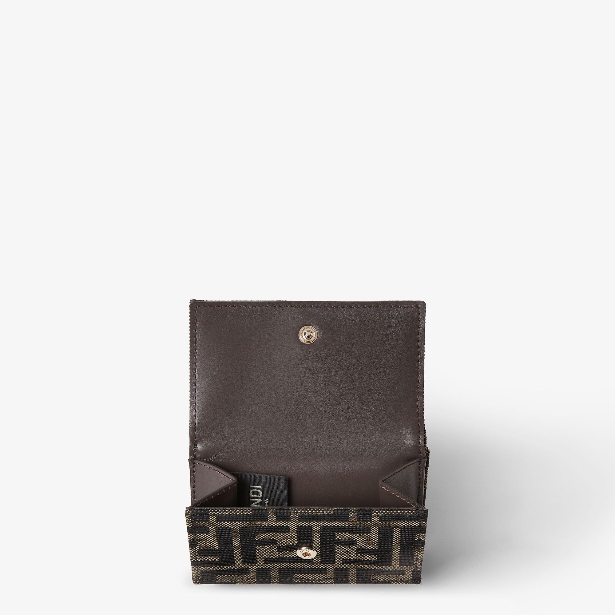  Ví Fendi Mini Tube Trifold 'Brown' 