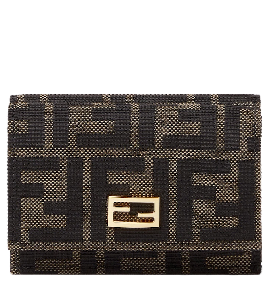 Ví Fendi Mini Tube Trifold 'Brown' 