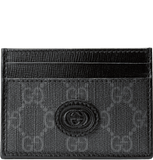  Ví Gucci Card Case Interlocking G 'Black' 